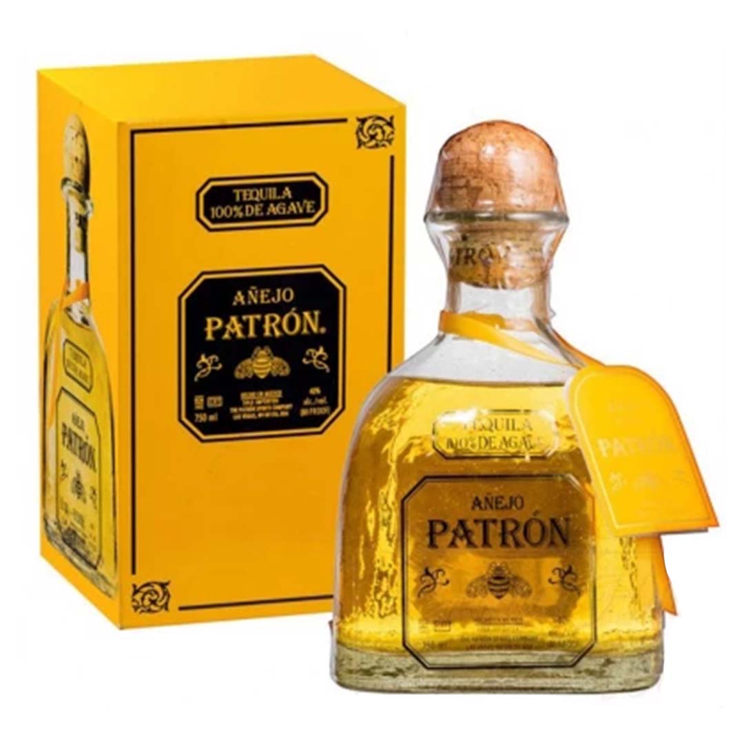 Текила Patron Anejo 0,75л 40% в подарочной коробке