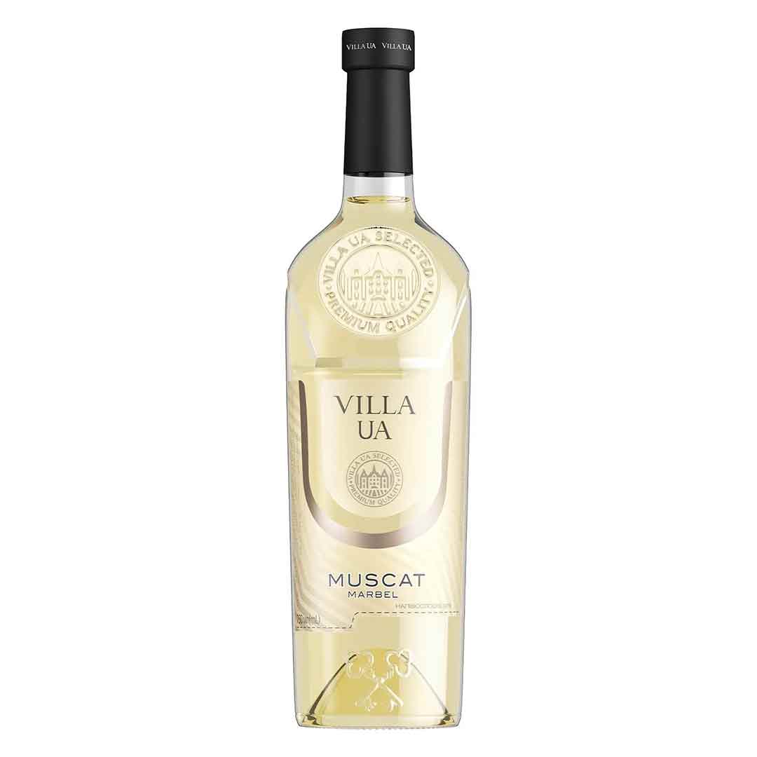 Вино Villa UA Muscat Marbel біле напівсолодке 0,75л 13%