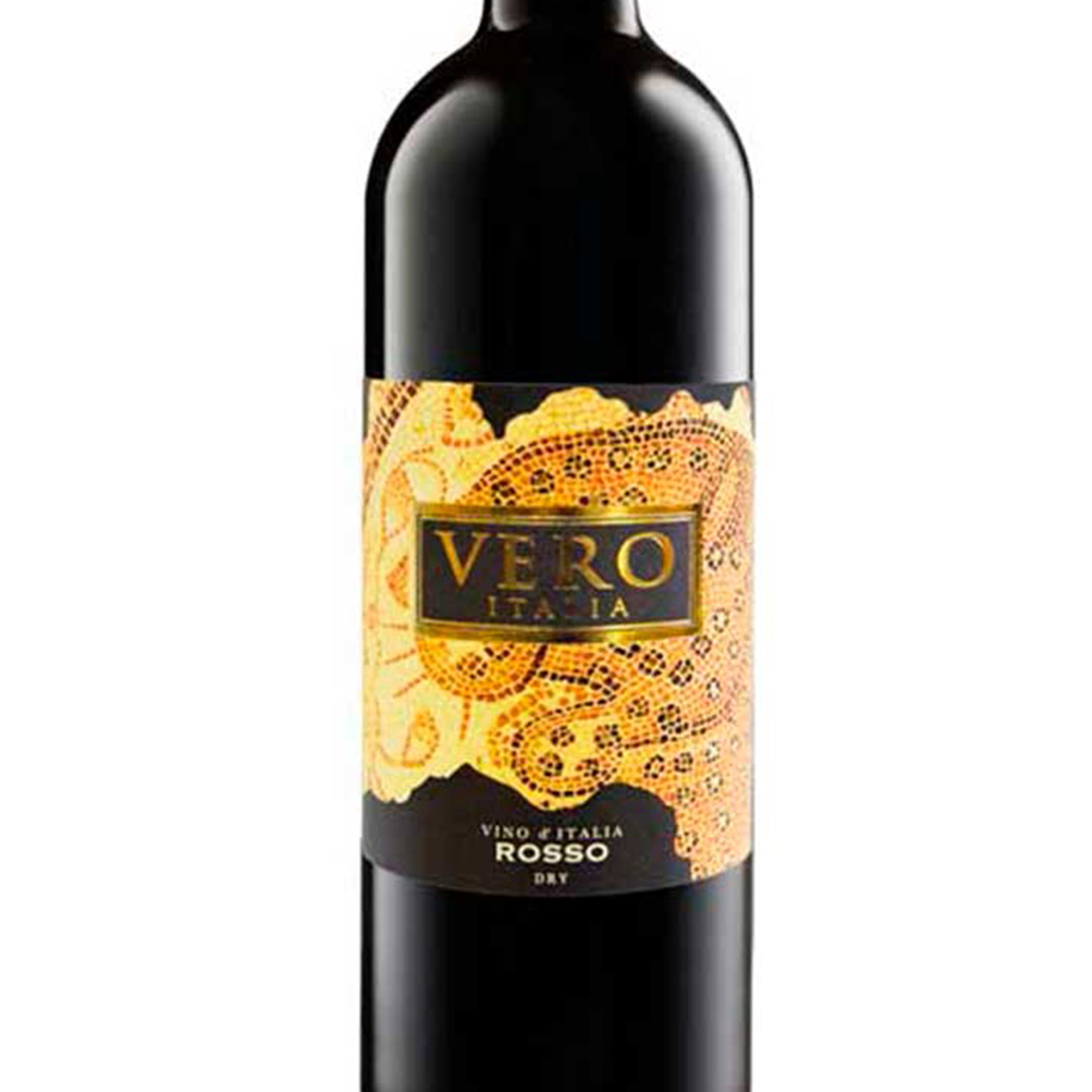 Вино Vero Italia Botter Rosso красное сухое 0,75л 11% купить