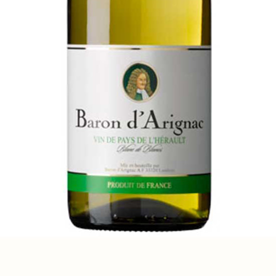 Вино Baron dArignac Colombard біле сухе 0,75л 11,5% купити