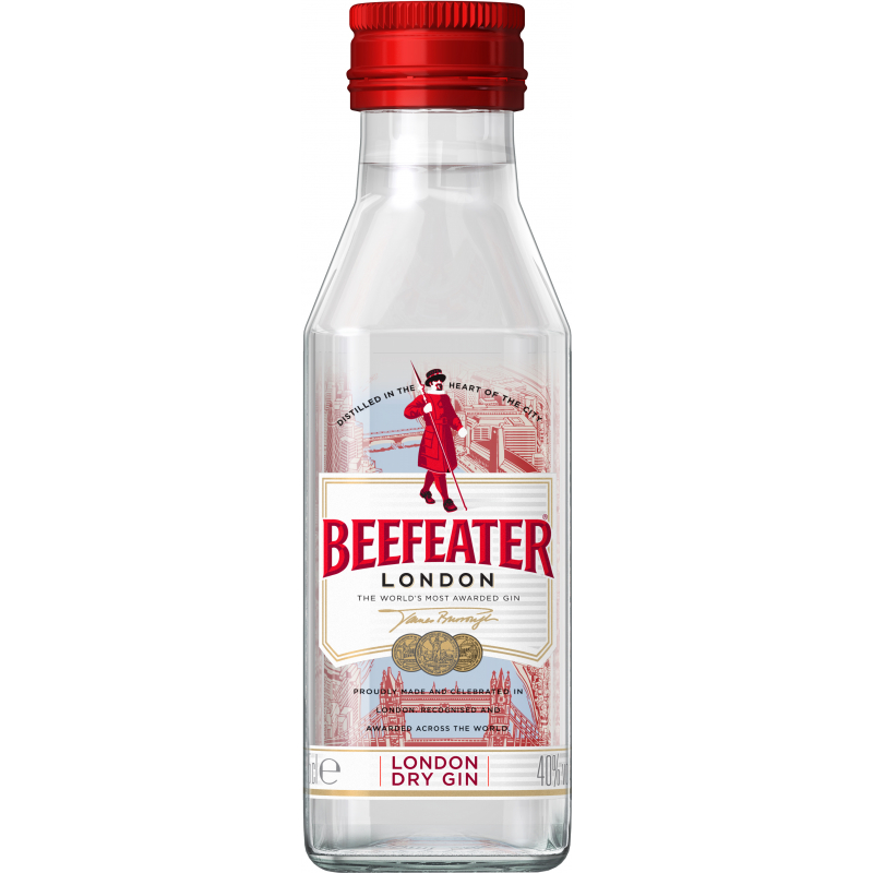 Джин британський Beefeater 0,05л 40%