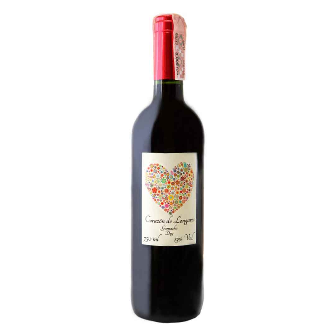 Вино Сorazon de Longares Garnacha Dry червоне сухе 0,75л 13%