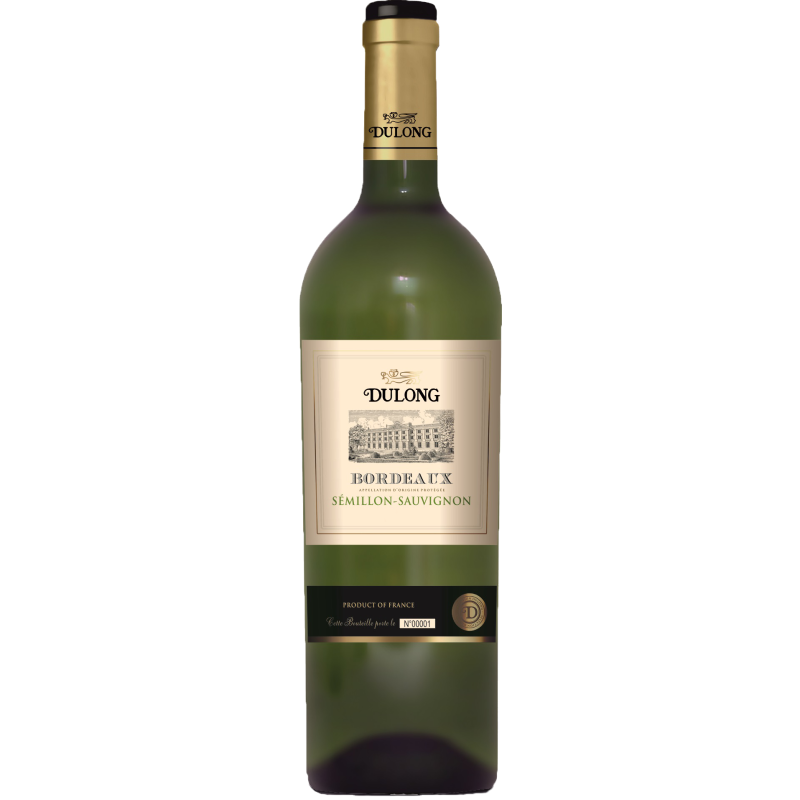 Вино Dulong Bordeaux Semillon-Sauvignon белое сухое 0,75л 11,5%