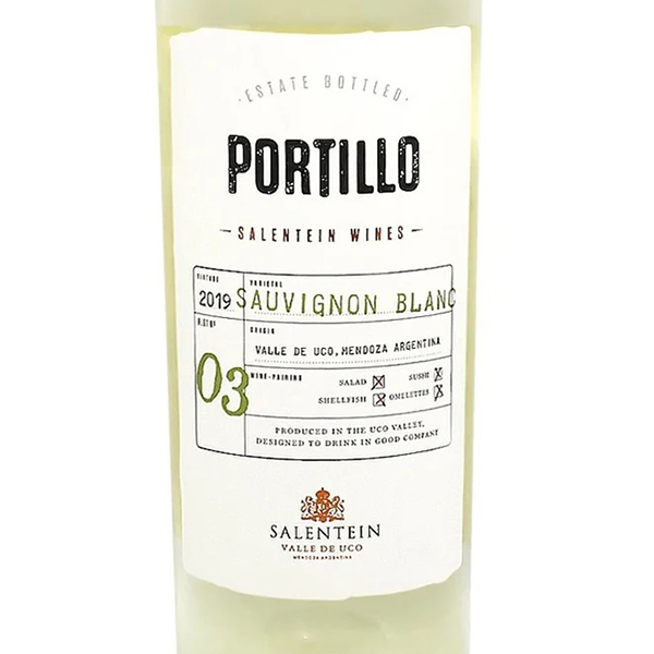 Вино Portillo Sauvignon Blanc белое сухое 0,75л 13,5% купить