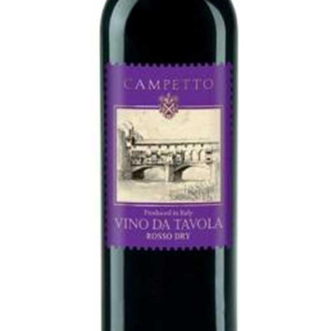 Вино Campetto Vino De Tavola красное сухое 0,75л 10,5% купить