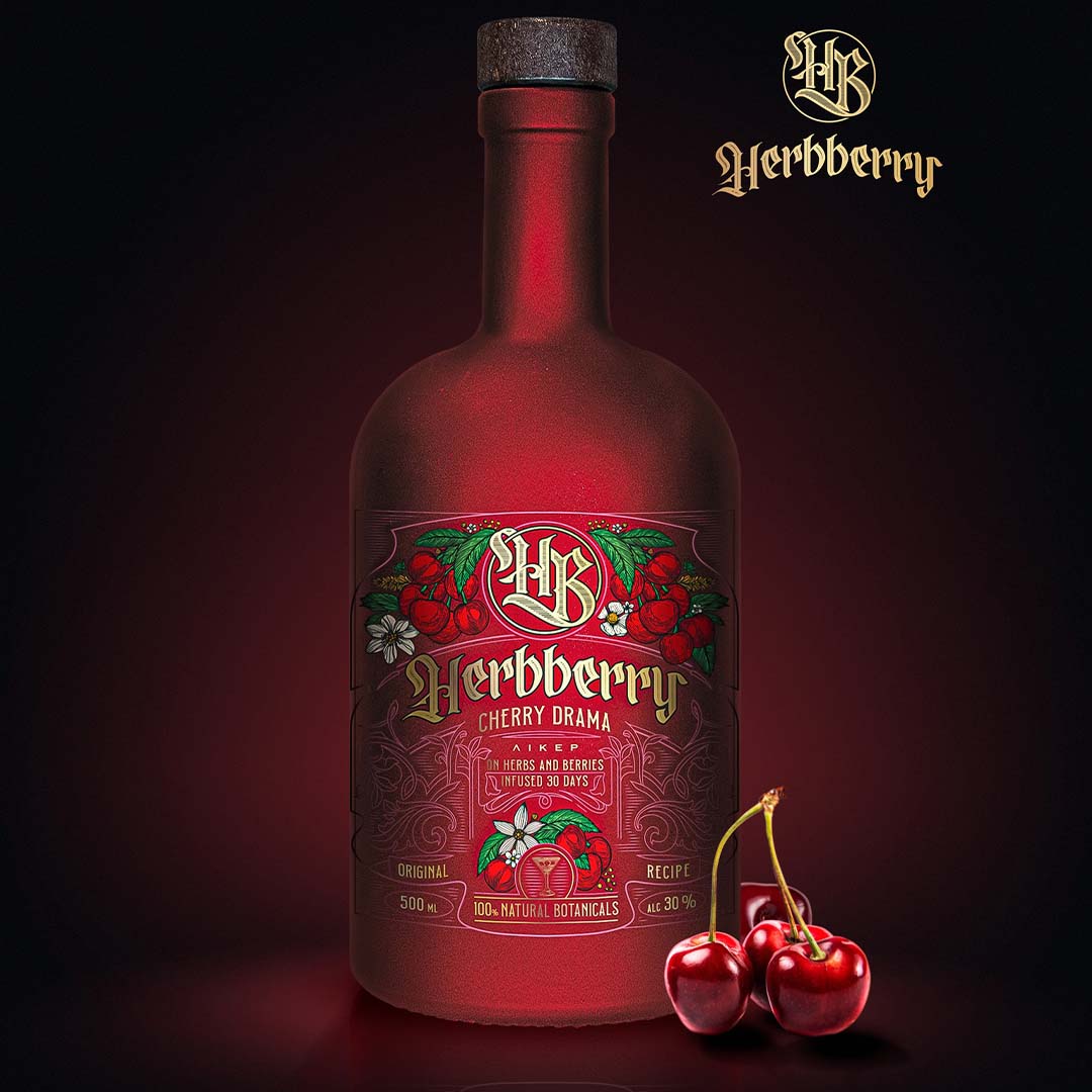 Лікер Herbberry Cherry Drama 0,5л 30% купити