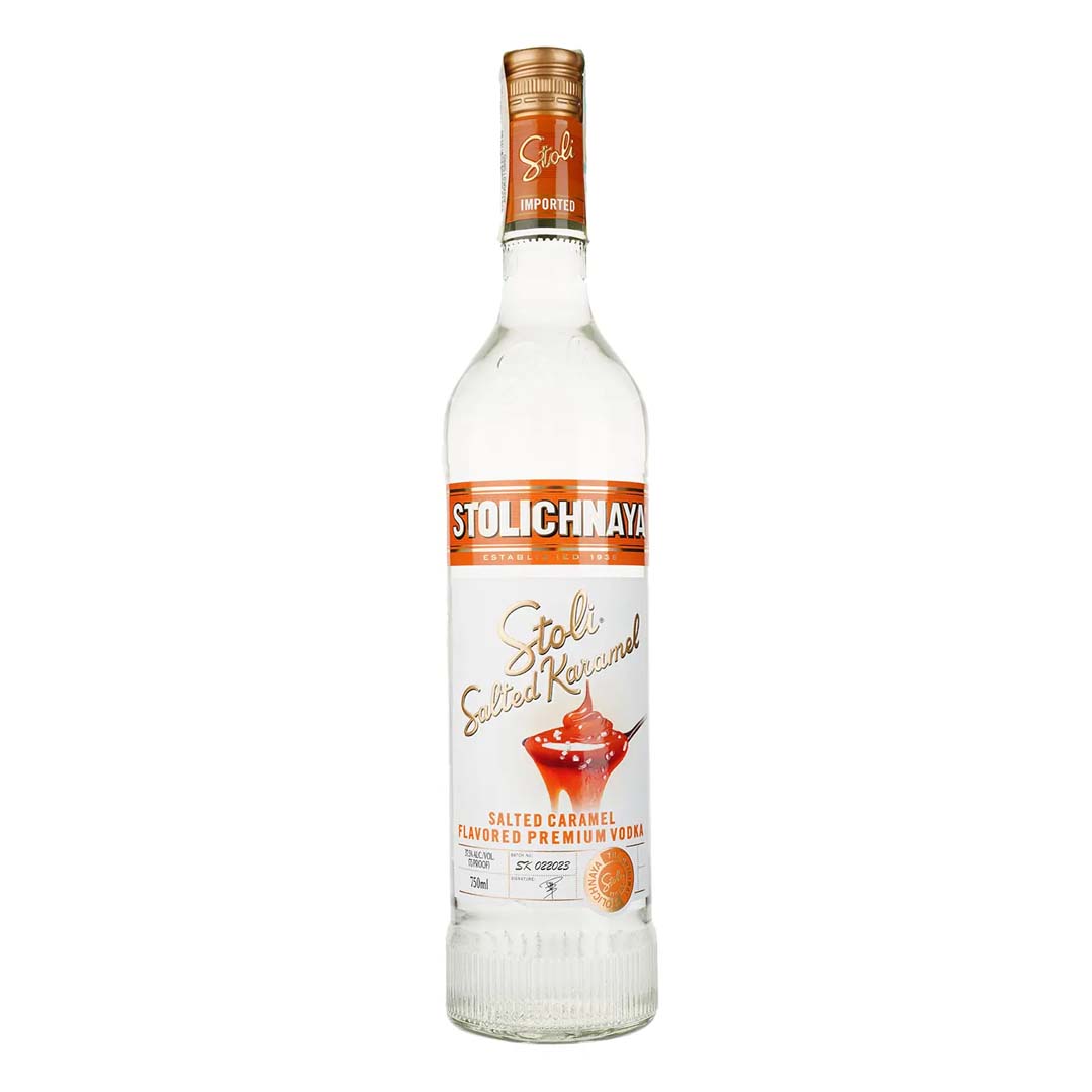 Горілка Stoli Солона Карамель 0,75л 37,5%