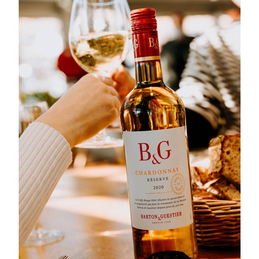Вино Barton &amp; Guestier Chardonnay Reserve белое сухое 0,75л 13% купить