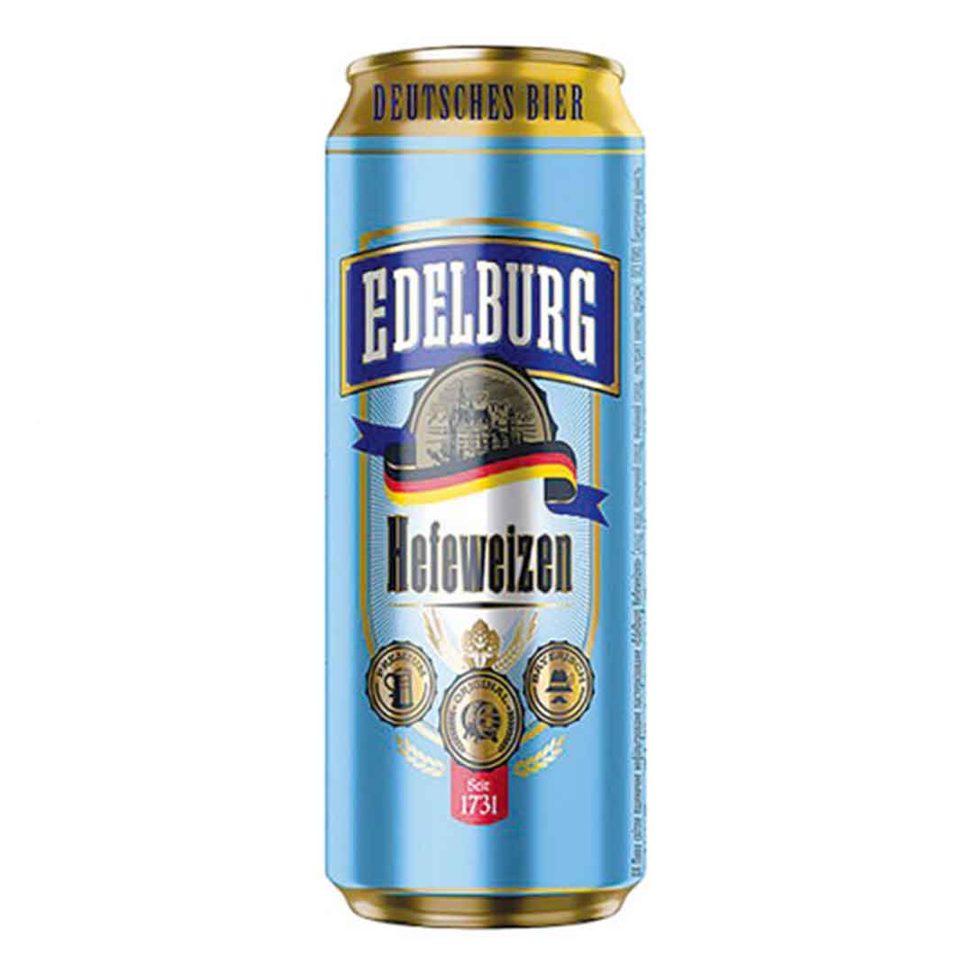 Пиво Edelburg Hefeweizen светлое нефильтрованное 0,5л 5,1%