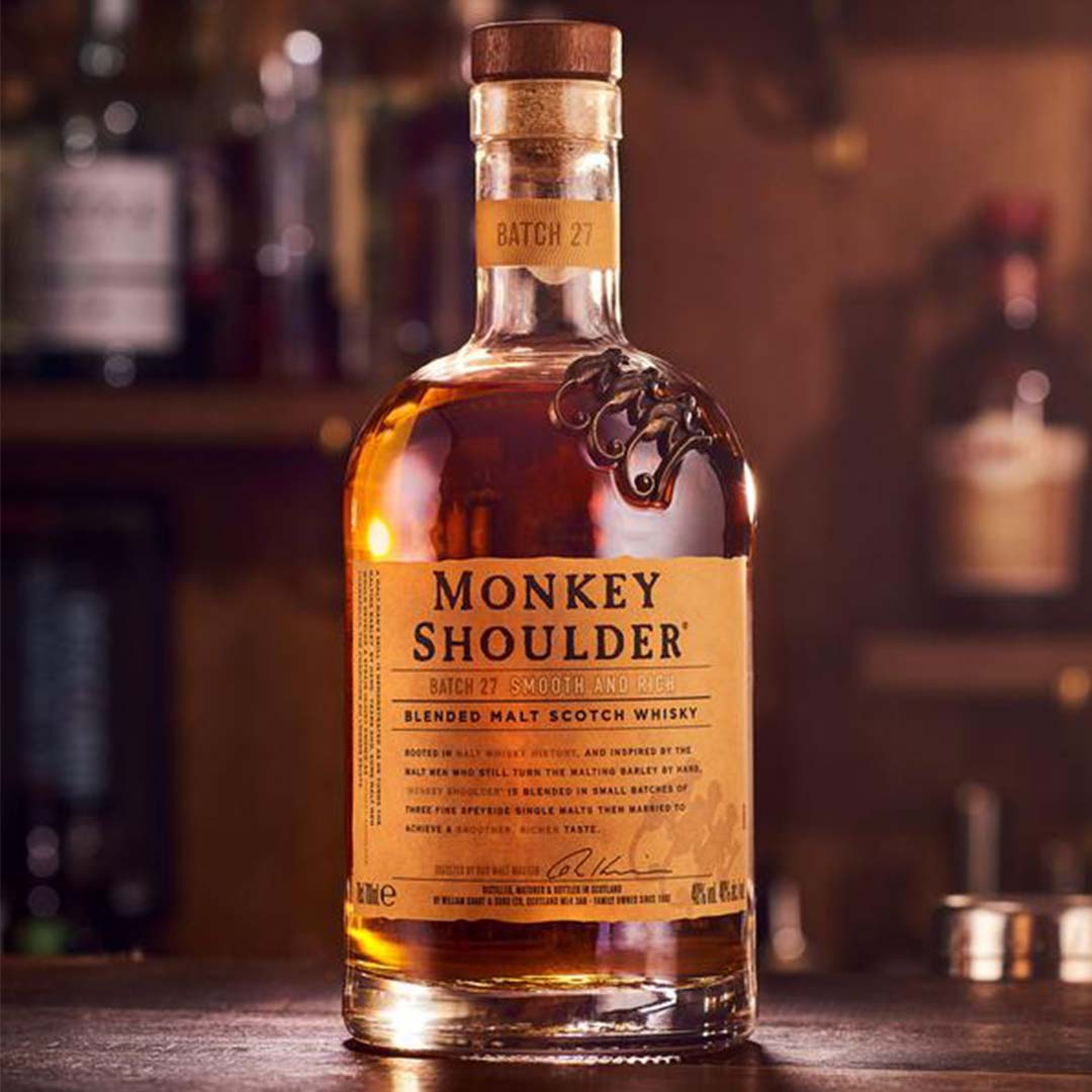 Віскі Monkey Shoulder тубус шейкер 0,7 л 40% купити