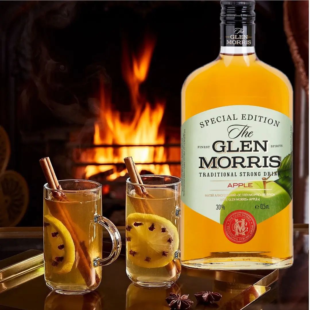 Напиток алкогольный The Glen Morris Apple 0,5л 30% купить