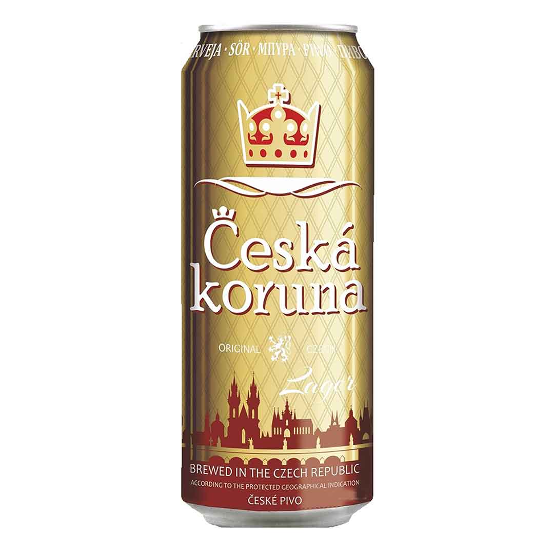 Пиво Ceska Koruna Lager светлое фильтрованное 4,7% 0,5л