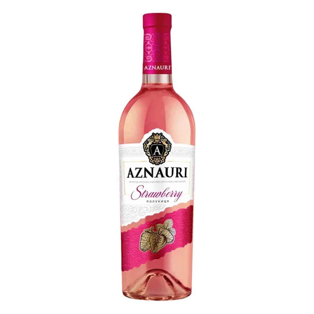 Вино Aznauri Клубника розовое сладкое 0,75л 9-13%