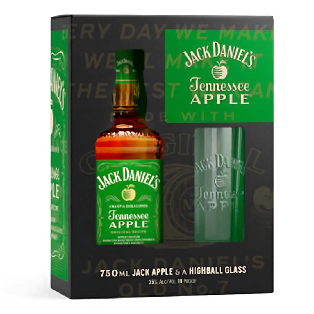 Ликер Jack Daniels Tennessee Apple 0,7л 35% + Стакан