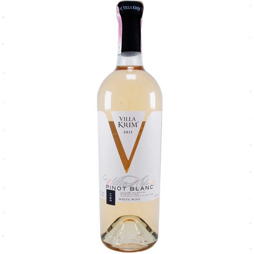 Вино Villa Krim Pinot Blanc белое сухое 0,75л 9,5-13%