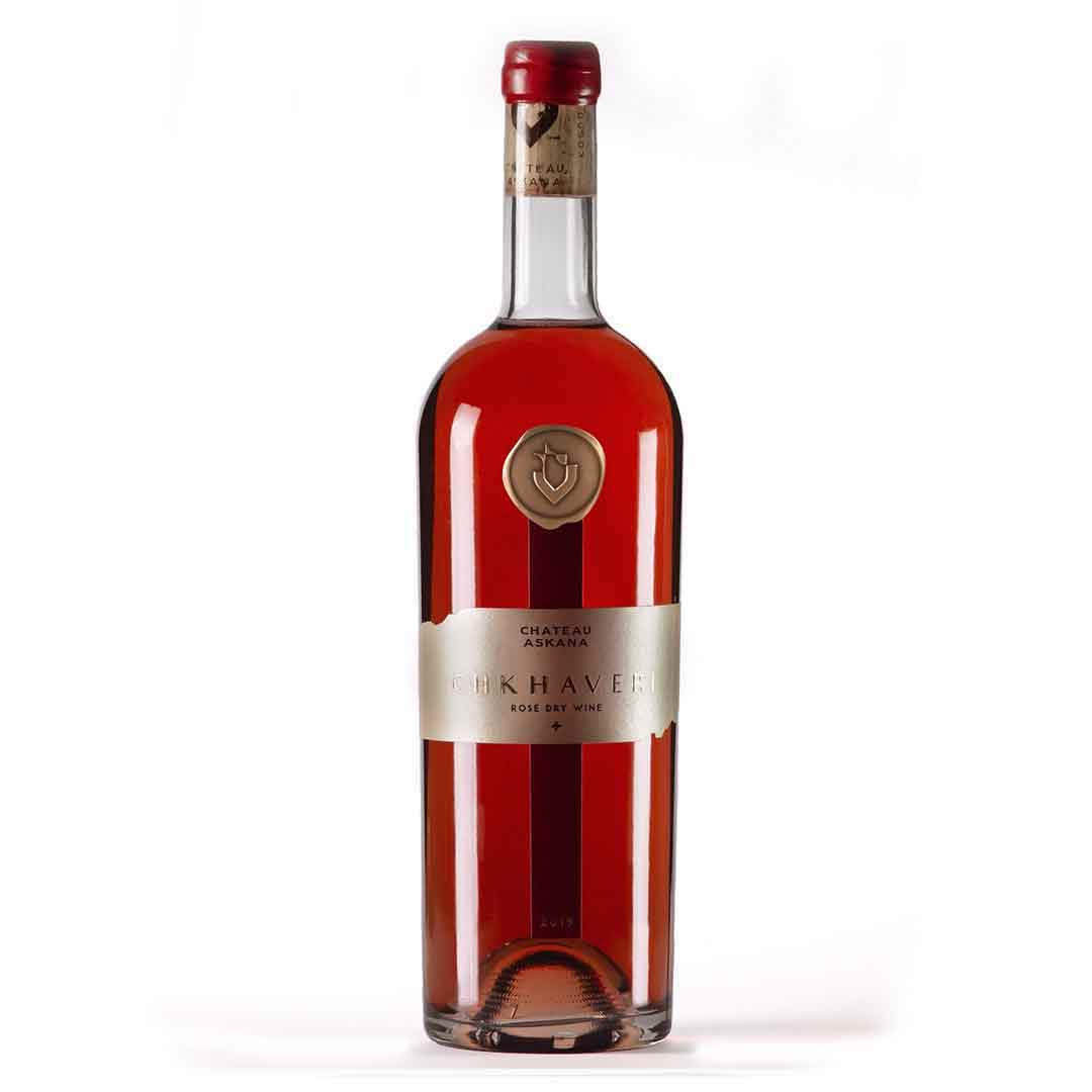 Вино Chateau Askana Чхавери розовое сухое 0,75л 11-12,5%
