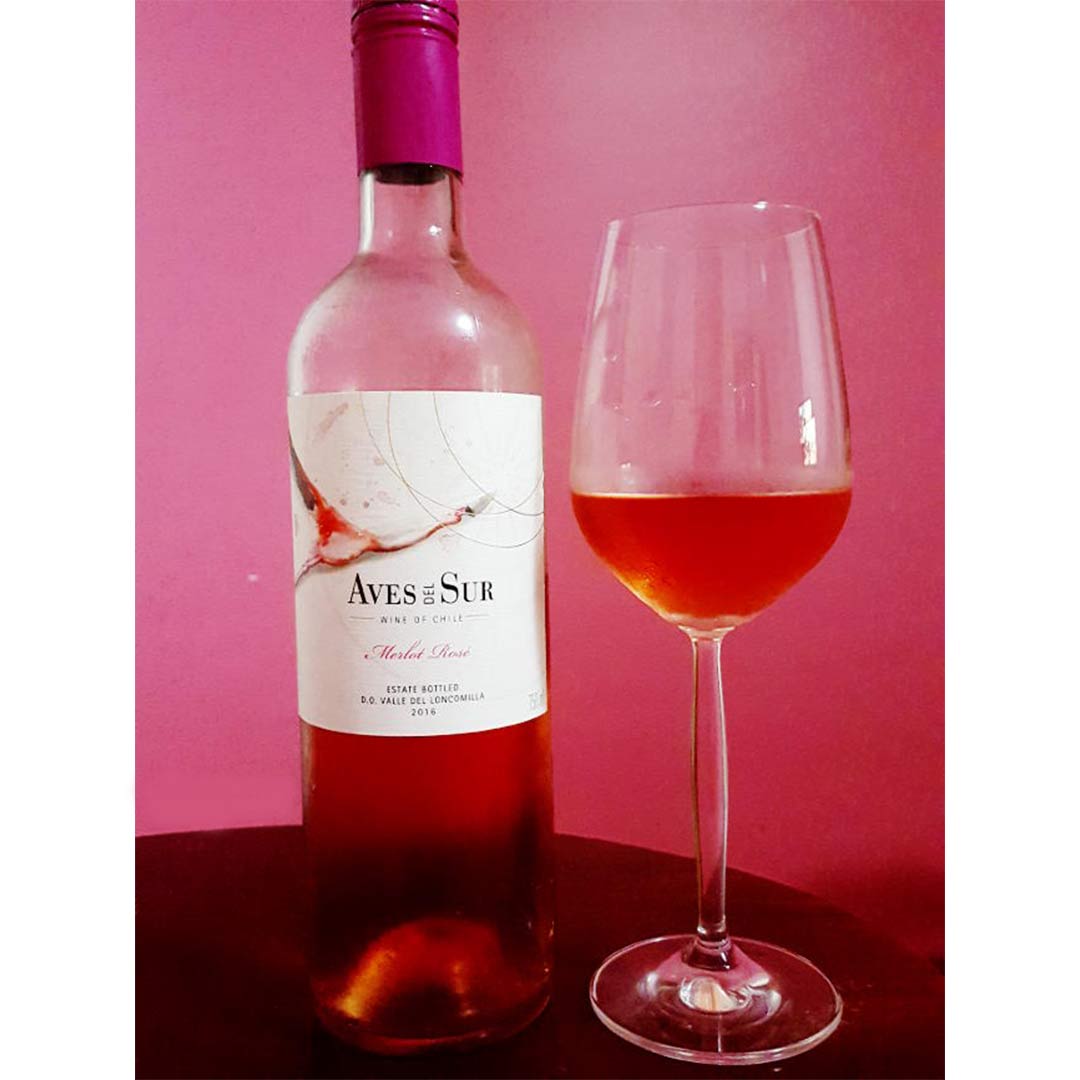 Вино Aves del Sur Merlot Rose рожеве напівсухе 0,75л 13,4% купити