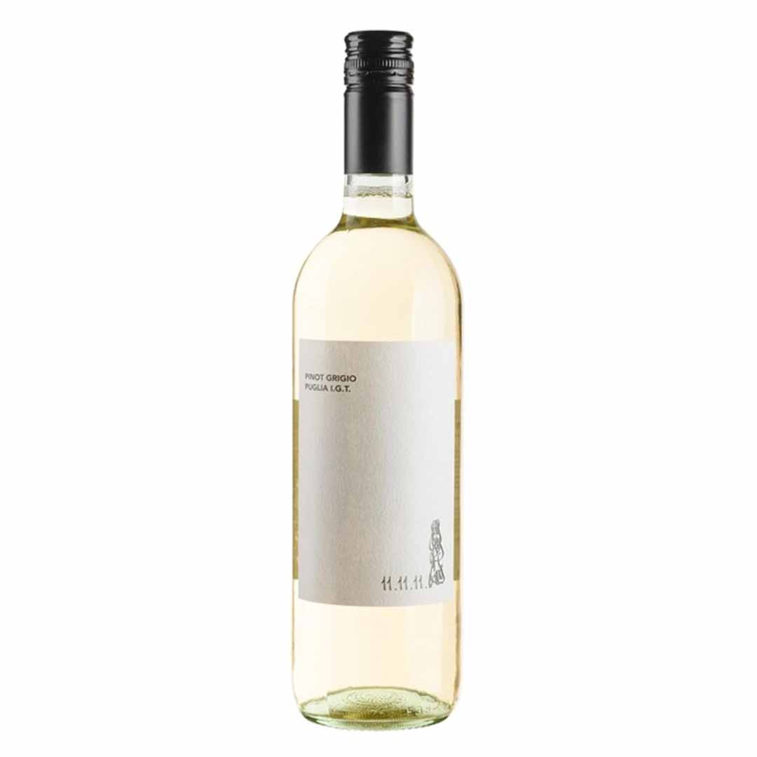 Вино 11.11.11. Puglia IGT Pinot Grigio біле сухе 0,75л 12%