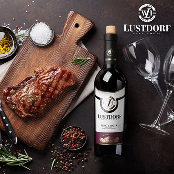 Вино Lustdorf Pinot Noir красное полусладкое 0,75л 11% в Украине
