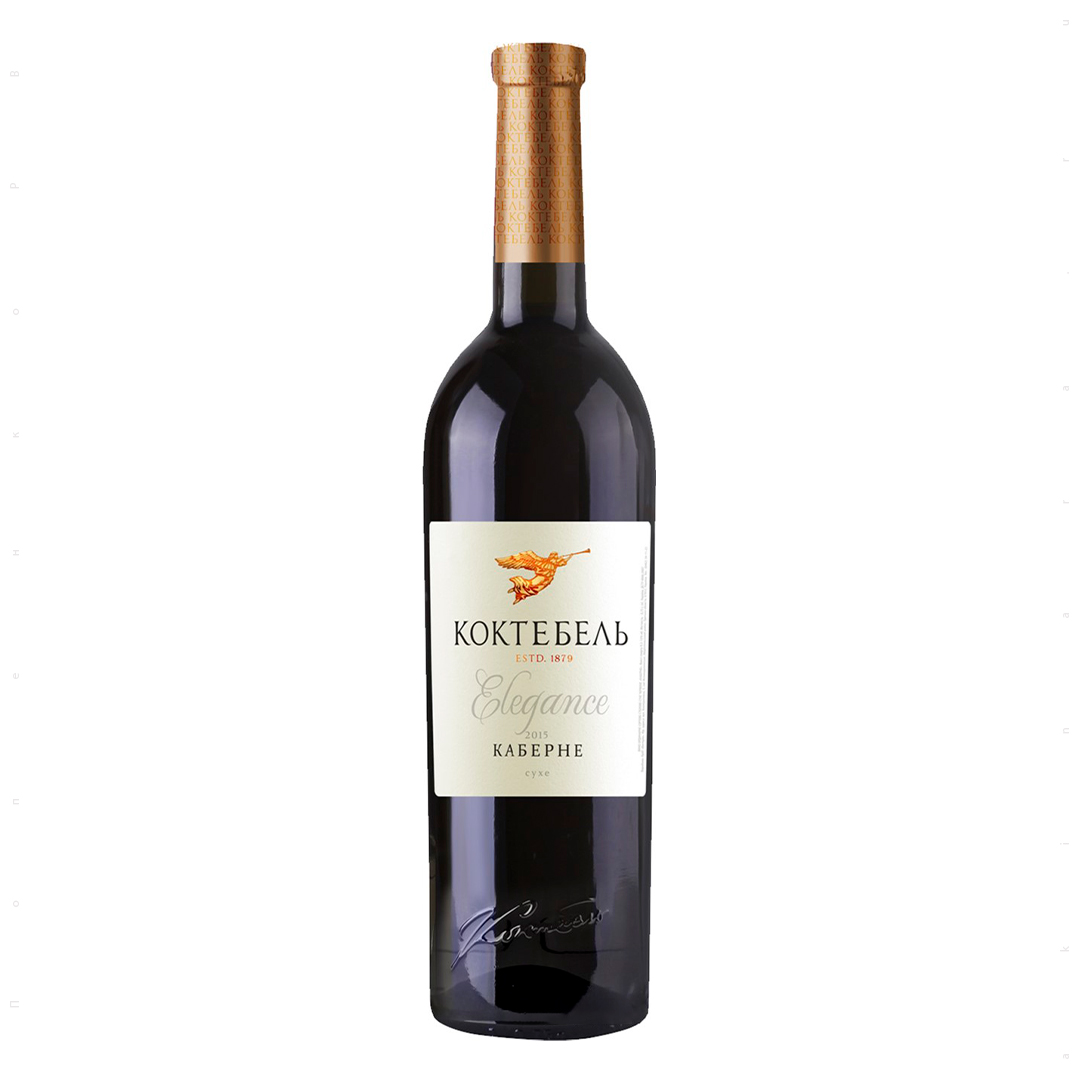 Вино Коктебель Каберне сухое красное 0,75л 10-13%