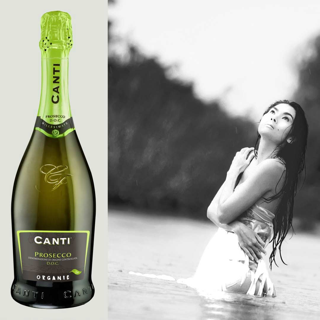 Вино игристое Canti Prosecco Extra Dry Biologico белое экстра-сухое 0,75л 11% купить