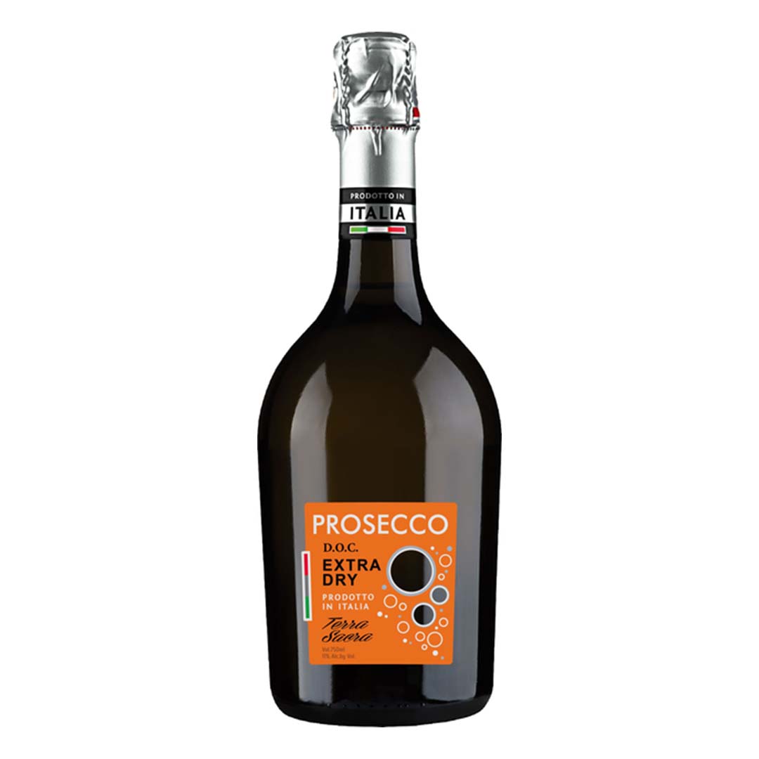 Вино игристое Terra Sacra Prosecco Extra Dry сухое белое 0,75л 11%