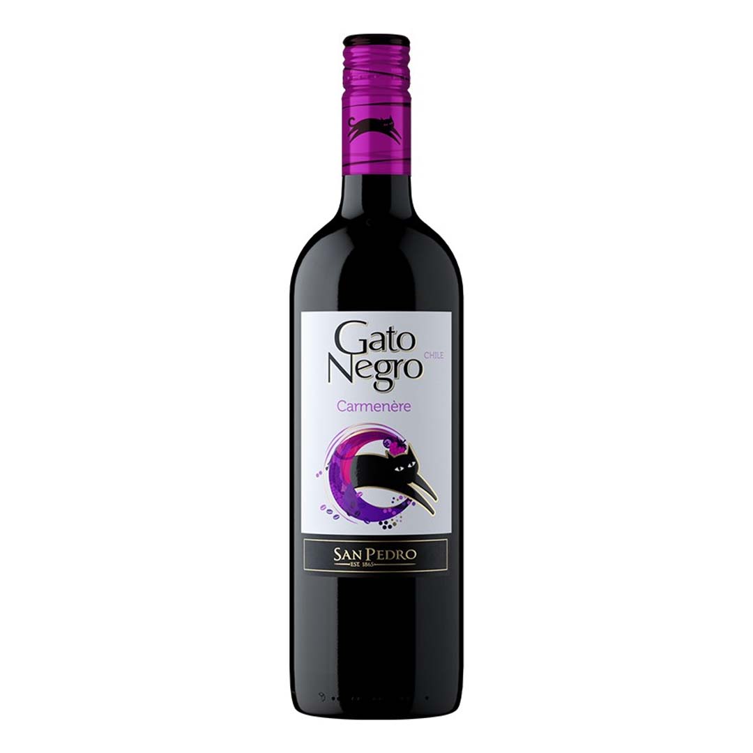 Вино Gato Negro Carmenere червоне сухе 0,75л 13-14%