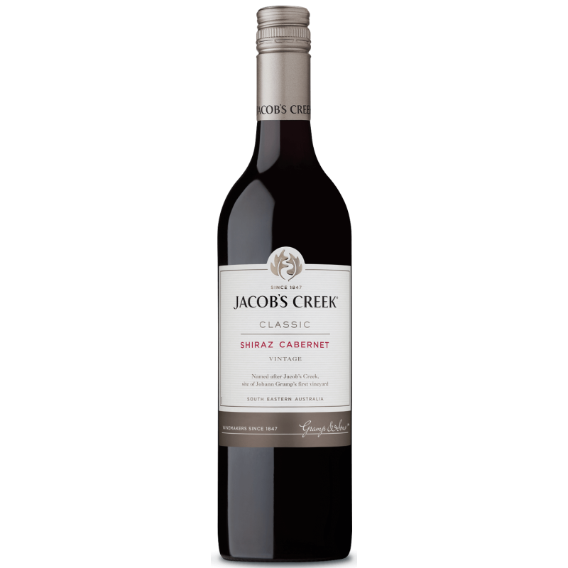 Вино Jacob's Creek Classic Shiraz Cabernet красное сухое 0,75л 10,5-15%