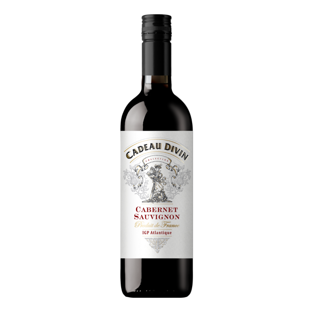 Вино Cadeau Divin Cabernet Sauvignon IGP Atlantique сухое красное 0,75л 13%