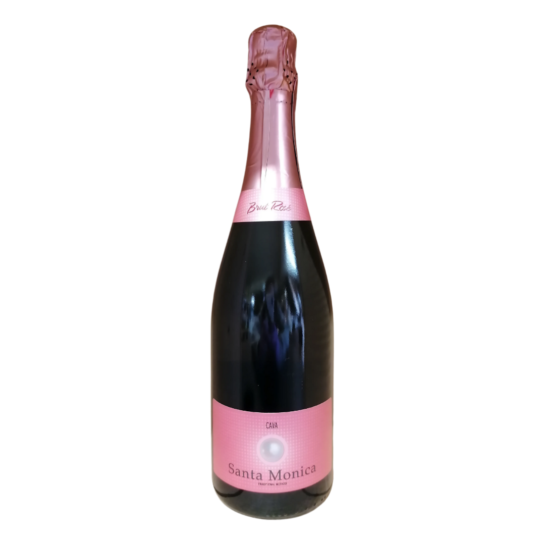 Вино CAVA SANTA MONICA BRUT ROSE сухое 0,75л 11,5%