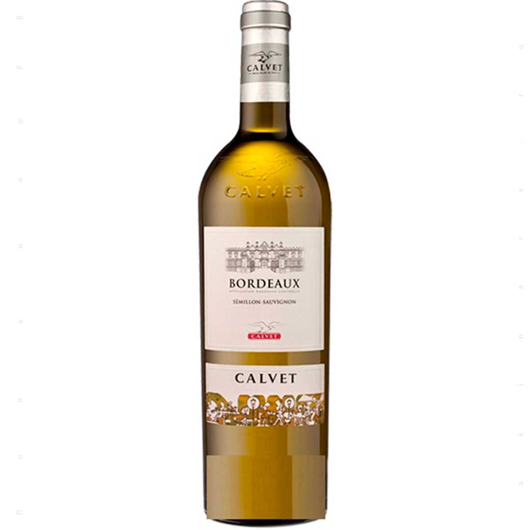 Вино Calvet Sauvignon Blanc Bordeaux белое сухое 0,75л 12%