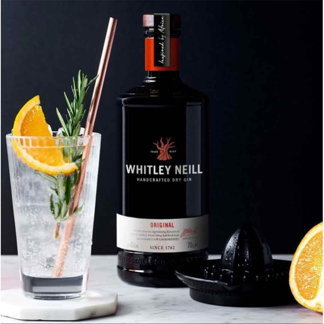 Джин британський Whitley Neill Dry Gin 0,7л 43% купити