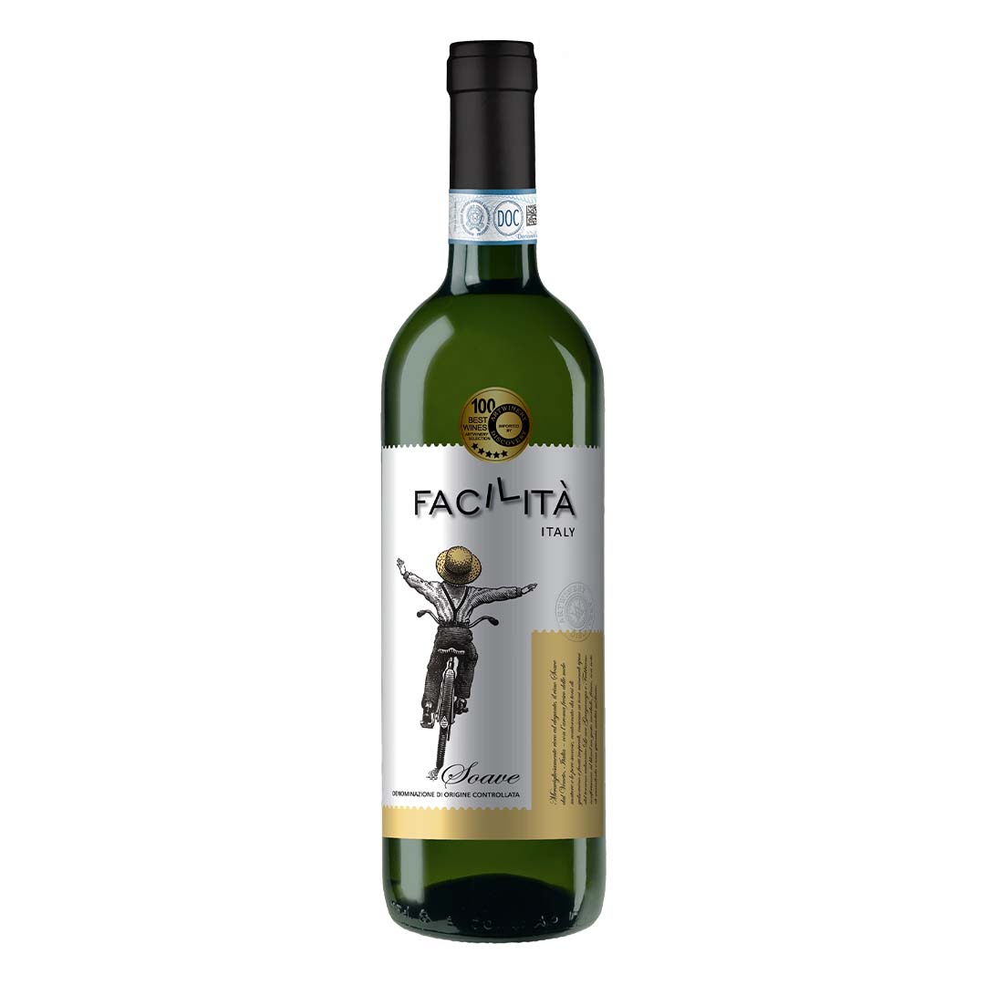 Вино Facilita Soave DOC біле сухе 0,75л 11,5%