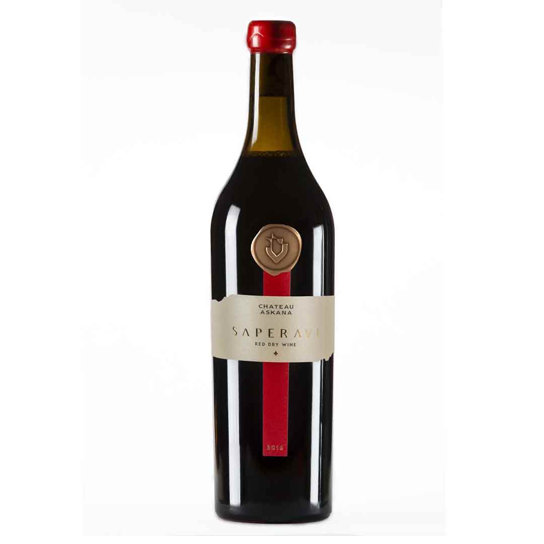 Вино Chateau Askana Саперави красное сухое 0,75л 11-12%