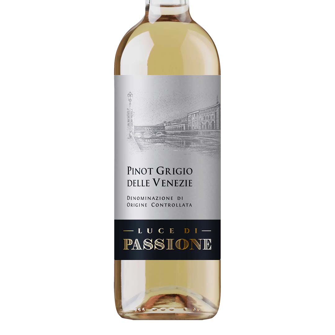 Вино Luce di Passione Pinot Grigio біле сухе 0,75л 12% купити