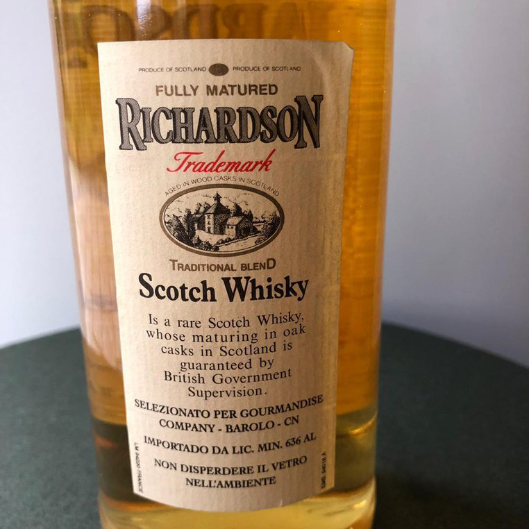 Blended Scotch Whisky Richardson 1л 40% купить