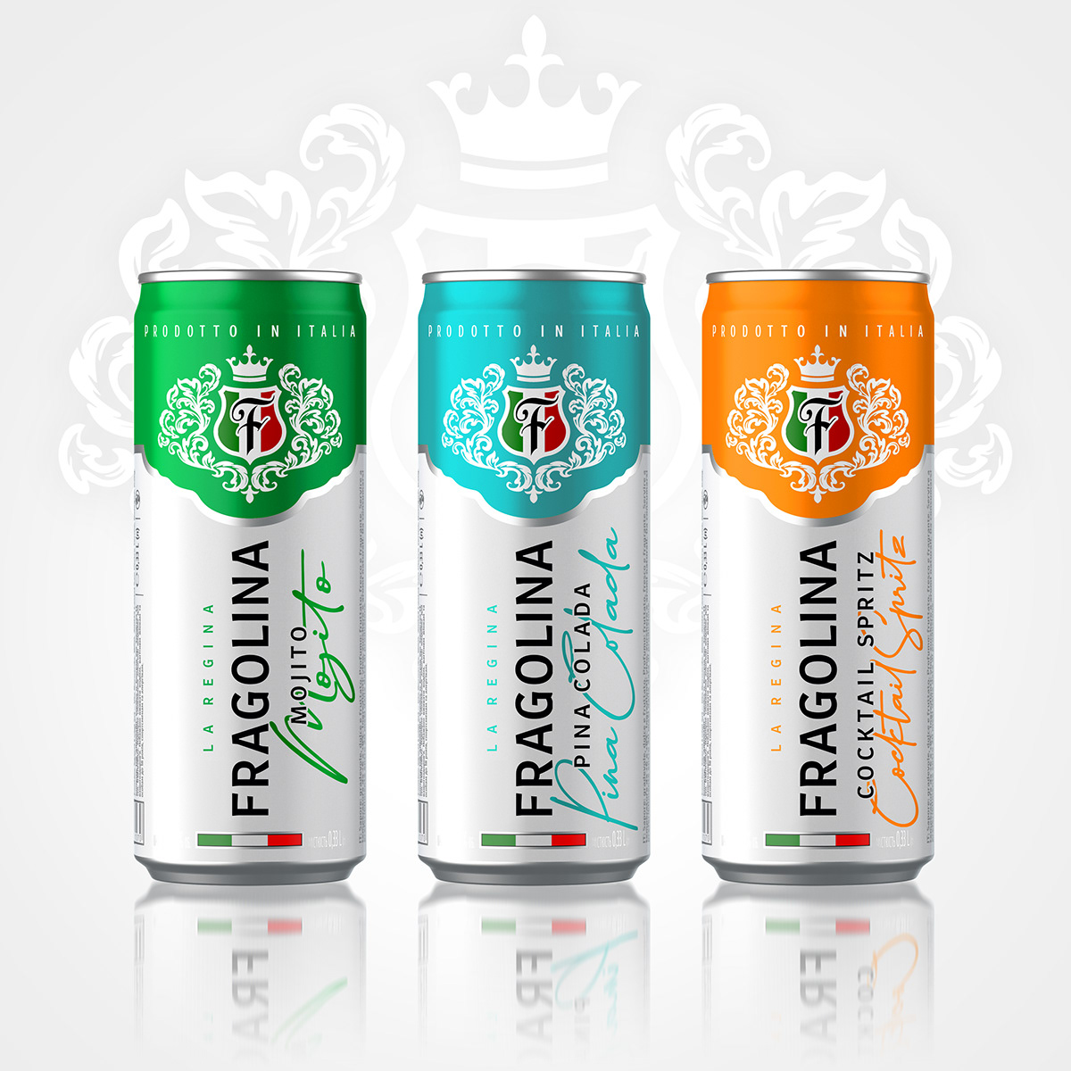 Напій винний Fragolino Rosso La Regina з/б 0,33л 7% купити