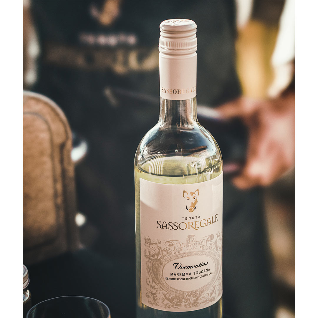 Вино Sassoregale Vermentino DOC біле сухе 0,75л 13,5% купити