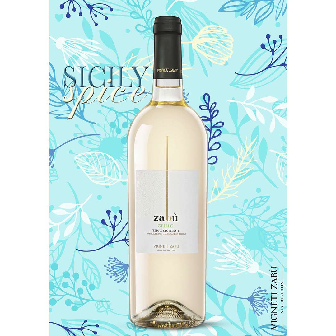 Вино Vigneti Zabu Grillo Sicilia біле сухе 0,75 л 12,5% купити