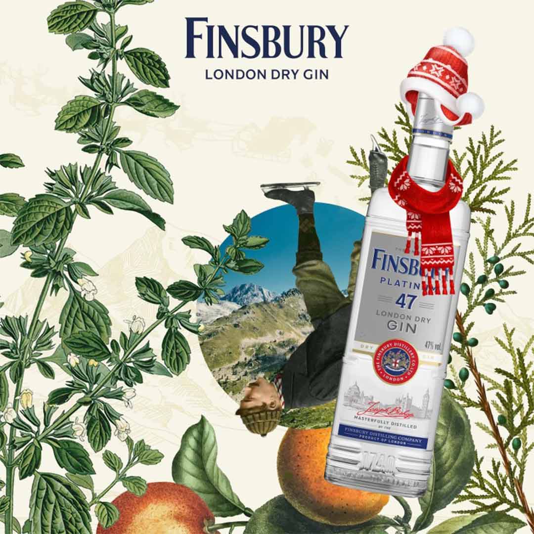 Джин німецький Finsbury Platinum London Dry Gin 0,7л 47% купити