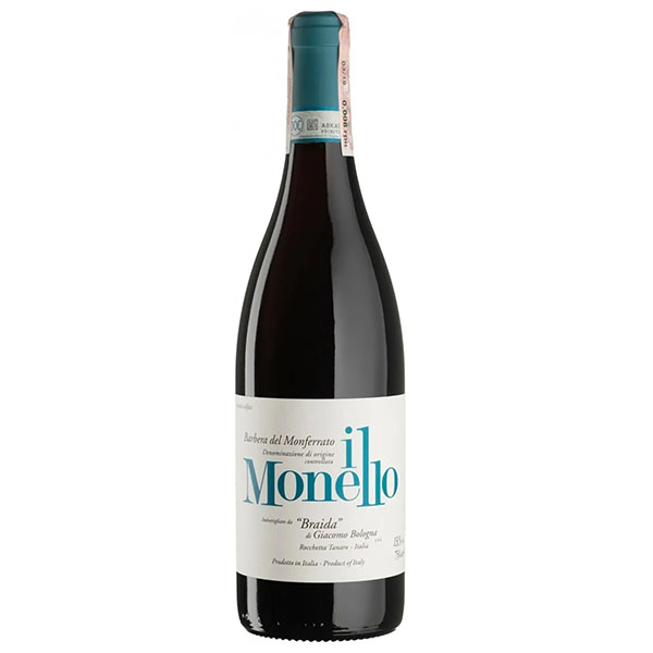 Вино Barbera Del Monferrato Il Monello сухое красное Braida 0,75л 13,5%