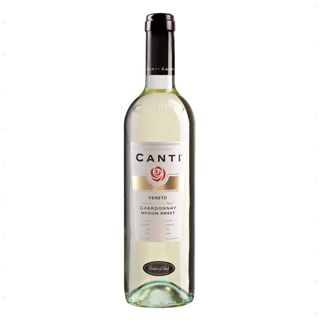 Вино Canti Chardonnay Veneto Medium Sweet біле напівсолодке 0,75л 11.5%