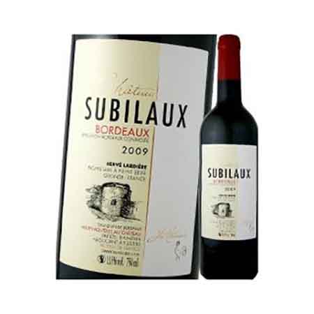 Вино Chateau Subilaux червоне сухе 0,75л 13,5% купити