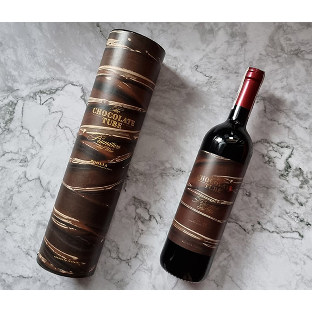 Вино Mare Magnum Primitivo Chocolate Tube Organic красное сухое 0,75л 14% купить