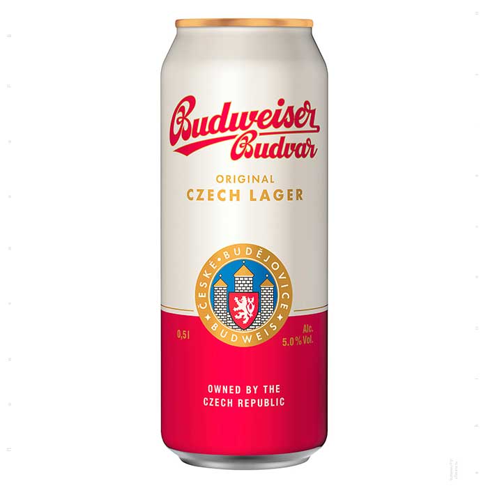 Пиво Budweiser Budvar светлое фильтрованное 0,5л 5%