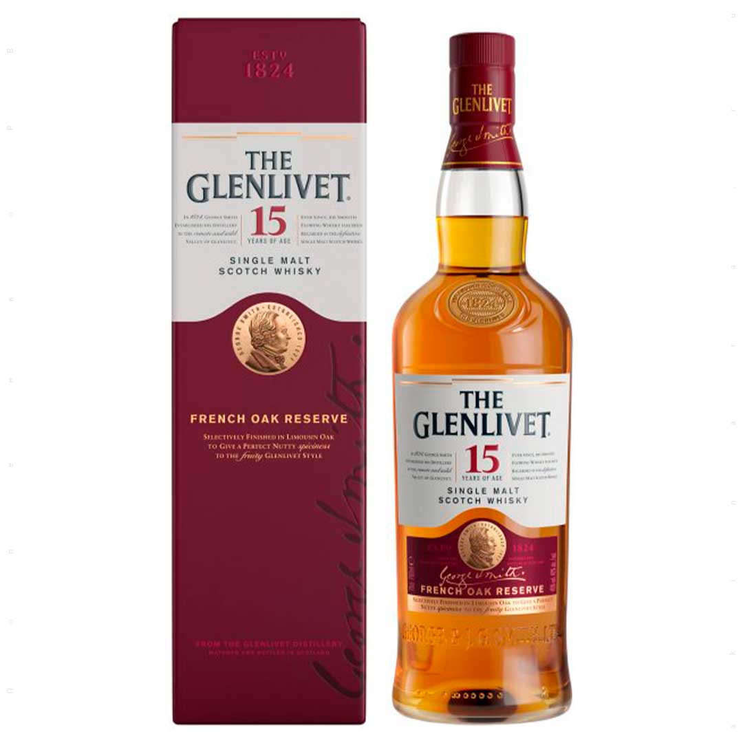 Виски The Glenlivet 15 лет 0,7 л 40% в коробке
