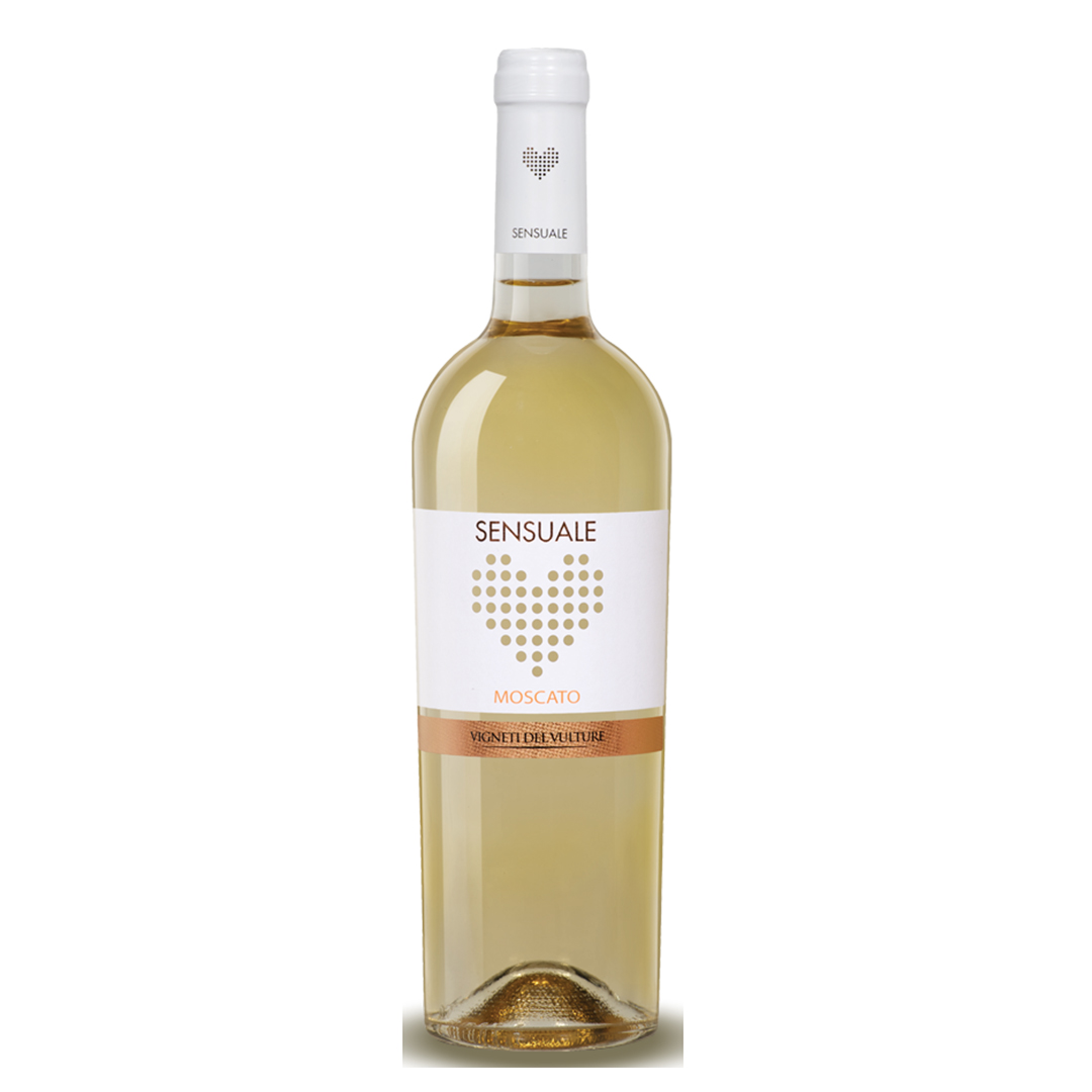 Вино игристое Sensuale Moscato Basilicata IGP белое полусладкое 0,75л 9%