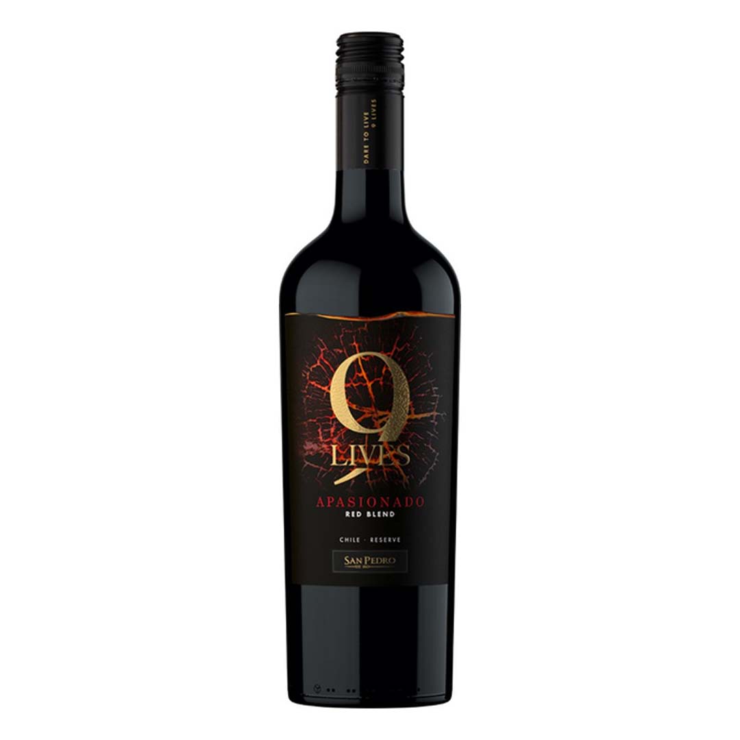 Вино Gato Negro 9 Lives Reserve Apasionado червоне сухе 0,75л 13,8%