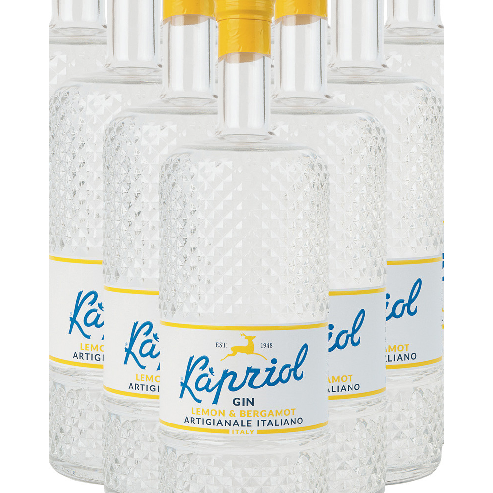 Джин італійський Kapriol Gin Lemone&Bergamotto 0,7л 40,7% купити