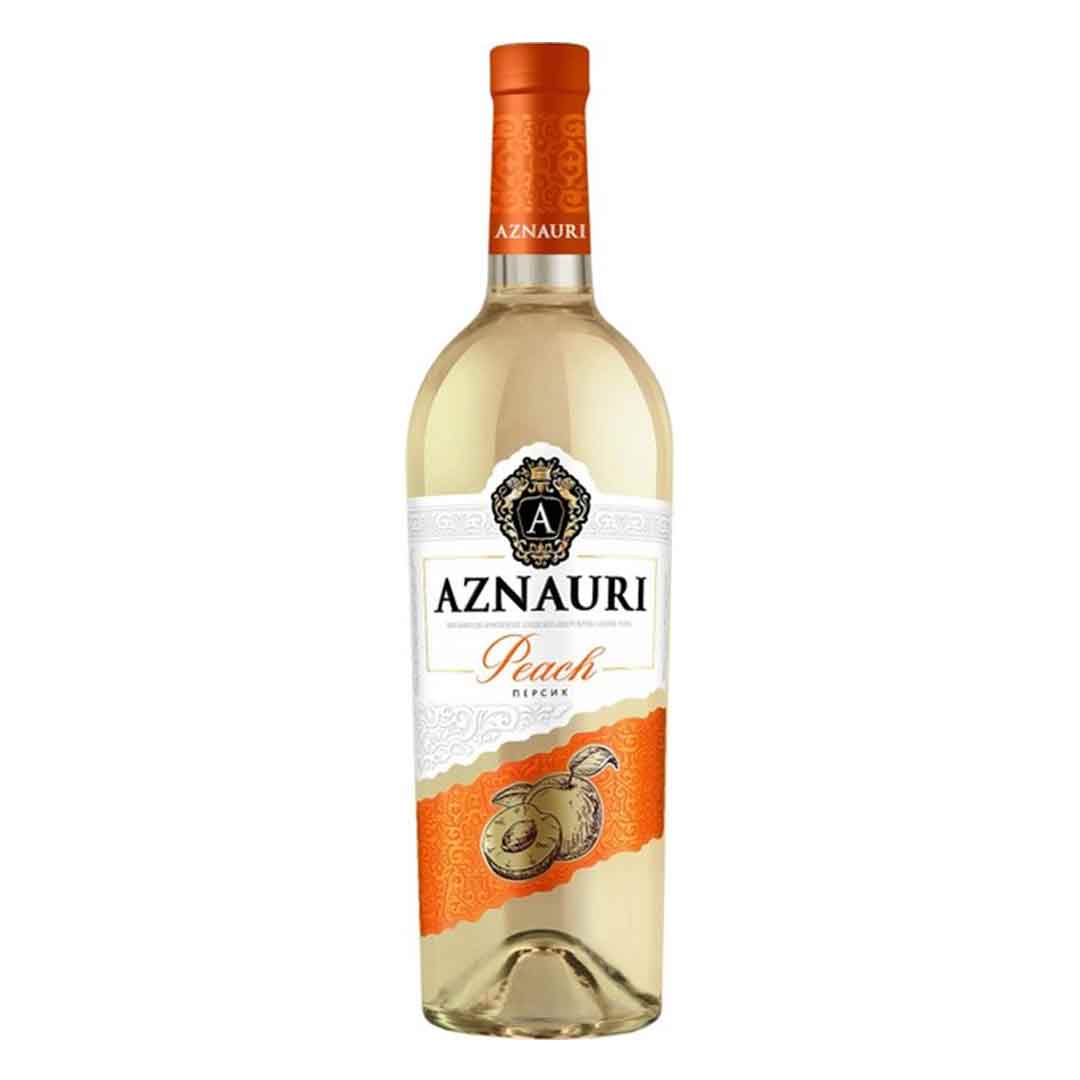 Вино Aznauri Персик белое сладкое 0,75л 9-13%